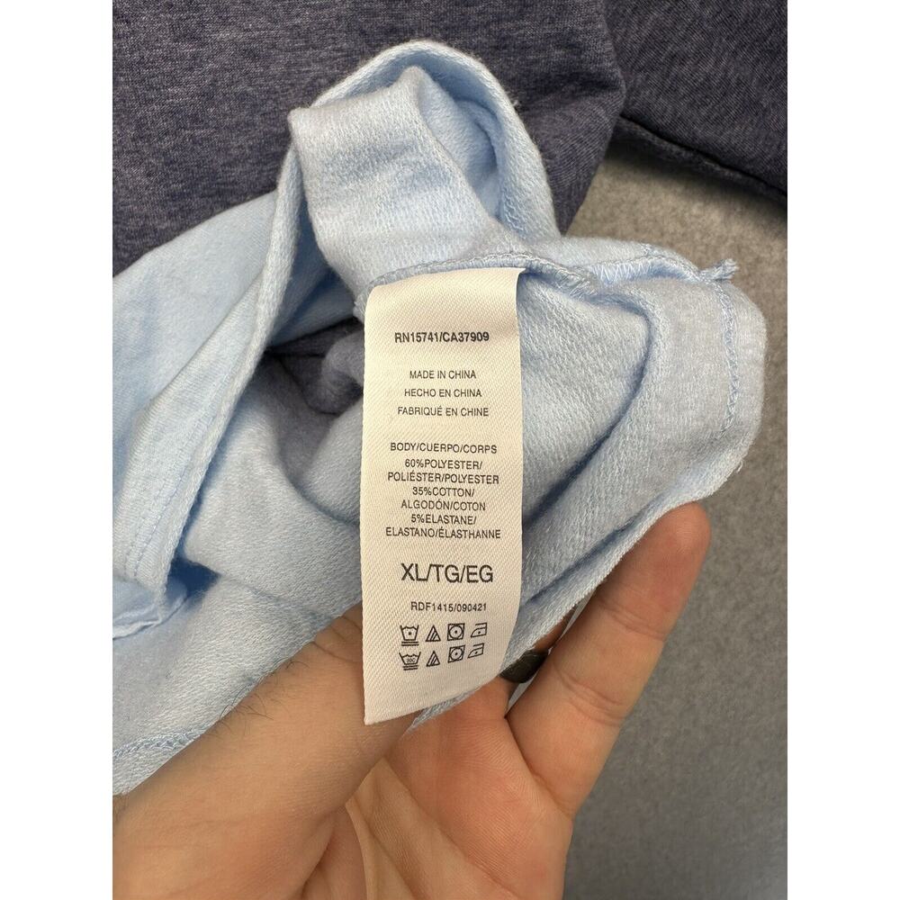 Sundown by Splendid Womens Sweater with Hair Tie Ombre Blue Cropped XL NWT - Picture 11 of 12